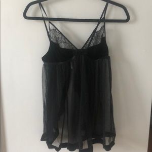 NWT adore me lace and velvet intimate top.